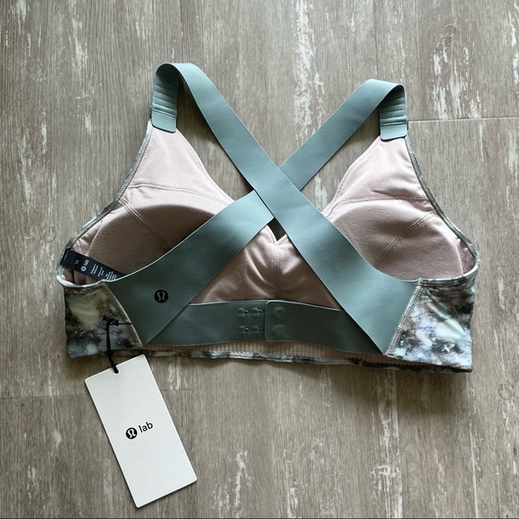 Lululemon Lab V-Neck Train Bra Print - Morpheus Multi - Picture 2 of 7